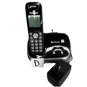 Panasonic Cordless Phone KX-TG6511B with 2 handsets, chargers (Pre-Owned)